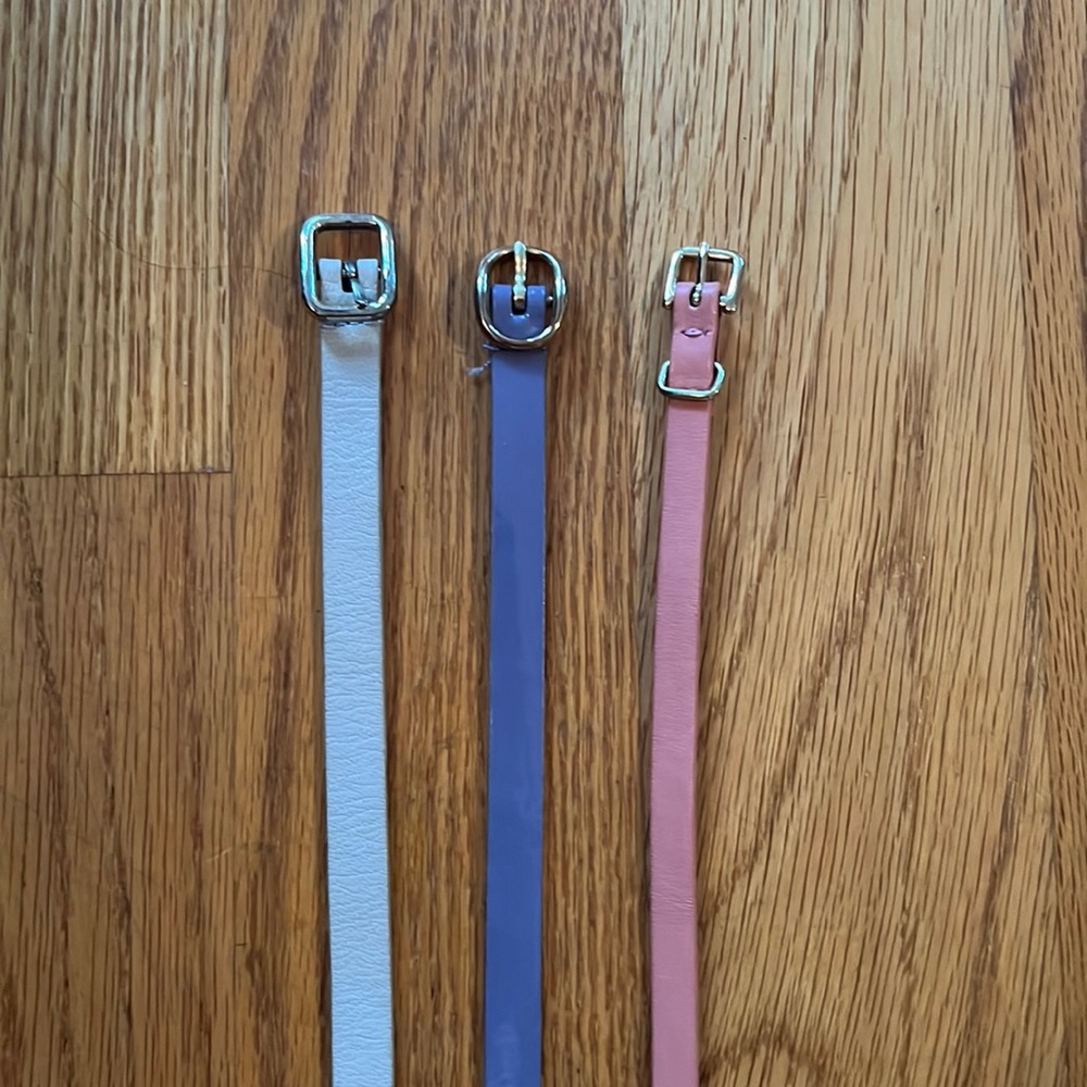 J. Crew belts — all size M!!